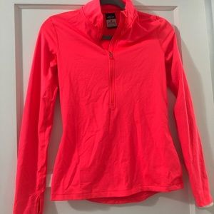 Nike pro Dri fit neon pink running long sleeve xs